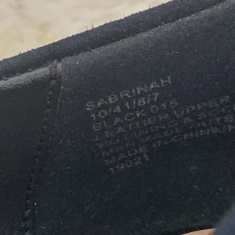 Steve Madden Sabrinah Sleek Black Suede Leather Kitten Heel Pointed Toe Pumps - Picture 11 of 12